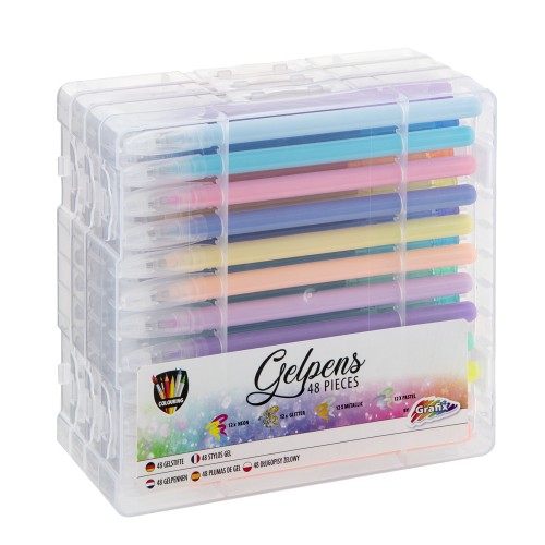 Set pixuri cu gel colorate Creative Craft, 48 bucati