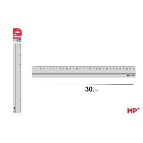 Rigla aluminiu Main Paper, 30 cm, blister