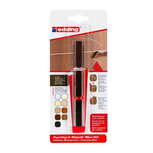 Kit Edding 8901, ceara pentru reparatii mobila, pin, blister