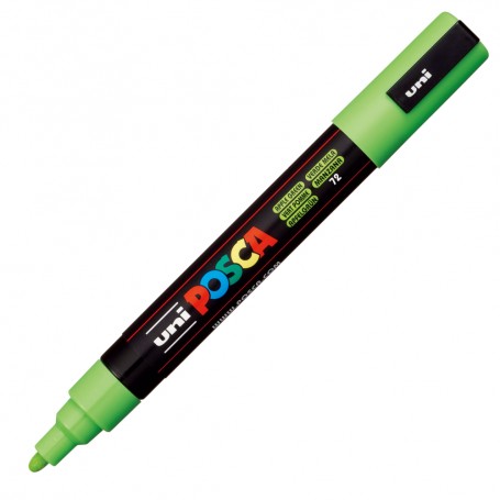 Marker UNI Posca PC-5M, varf rotund, 1.8-2.5mm, verde mar