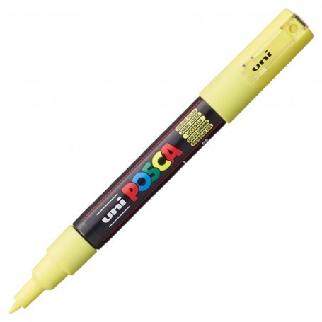 Marker UNI Posca PC-1M, varf rotund, 0.7mm, sunshine yellow