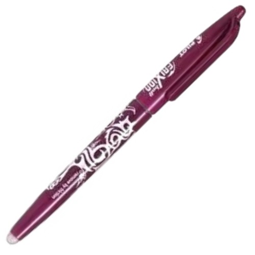 Roller cu gel Pilot Frixion Ball, fara mecanism, 0.7 mm, bordeaux