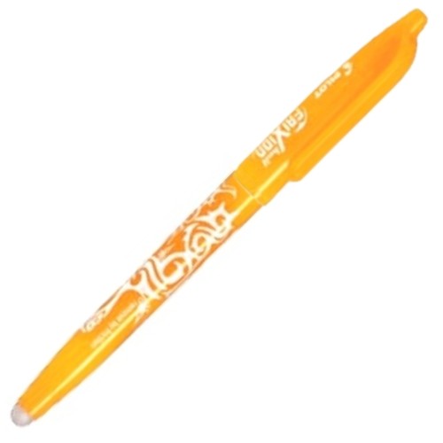 Roller cu gel Pilot Frixion Ball, fara mecanism, 0.7 mm, apricot