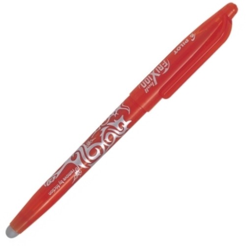 Roller cu gel Pilot Frixion Ball, fara mecanism, 0.7 mm, portocaliu