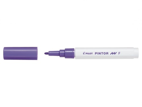 Marker cu vopsea Pilot Pintor F 1.0 mm, varf rotund, violet