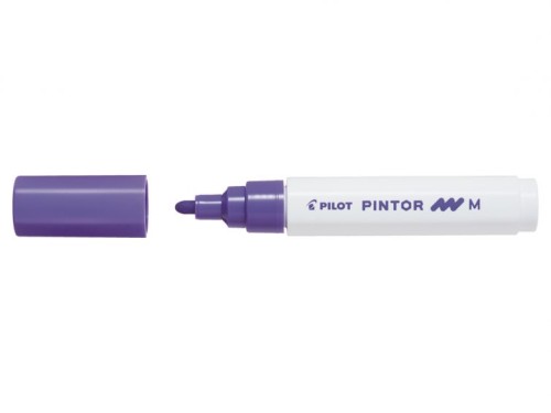 Marker cu vopsea Pilot Pintor M 1.4 mm, varf rotund, violet