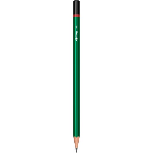 Creion Grafit Rotring Woodcase Core Verde HB