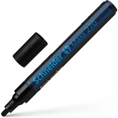 Marker cu vopsea Schneider Maxx 270, scriere 1 - 3 mm, negru