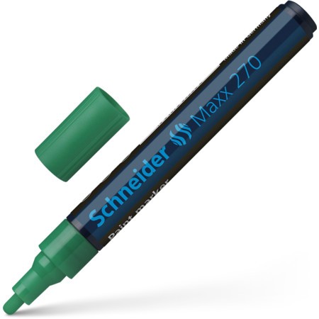 Marker cu vopsea Schneider Maxx 270, scriere 1 - 3 mm, verde