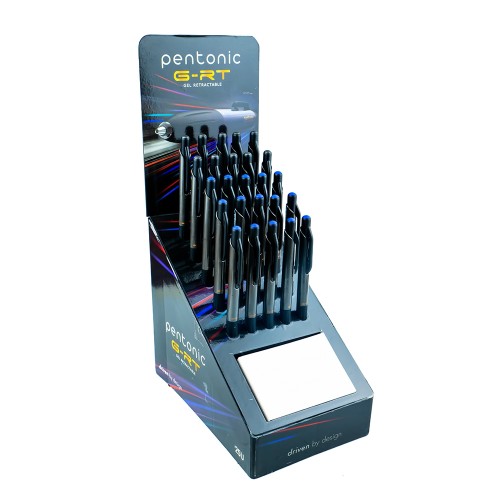 Pix cu gel Pentonic G-RT, 0.7 mm, culori asortate, 30 bucati/display