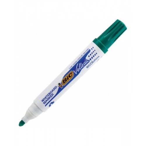 Marker tabla Bic Eco Velleda 1701, varf rotund 2.5 mm, verde