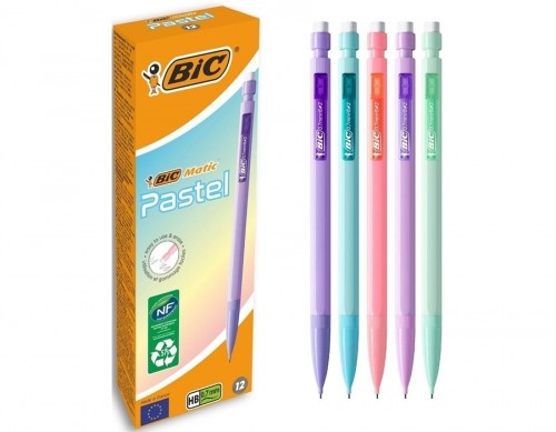 Creion mecanic Bic Matic, 0.7 mm, corp pastel