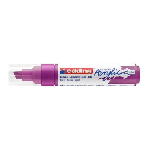 Marker acrilic, Edding 5000, varf tesit 5-10 mm, mov