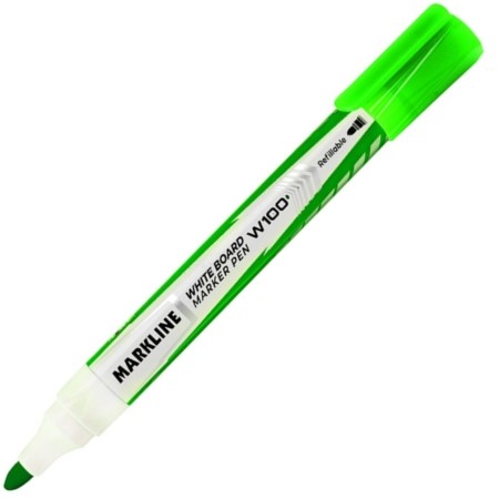 Marker Linc whiteboard Markline W100, verde