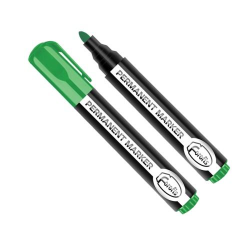 Marker permanent Forofis, varf rotund, 2 - 5 mm, verde