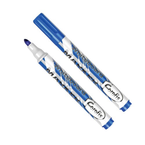 Marker pentru tabla Forofis, varf rotund 2 - 5 mm, albastru