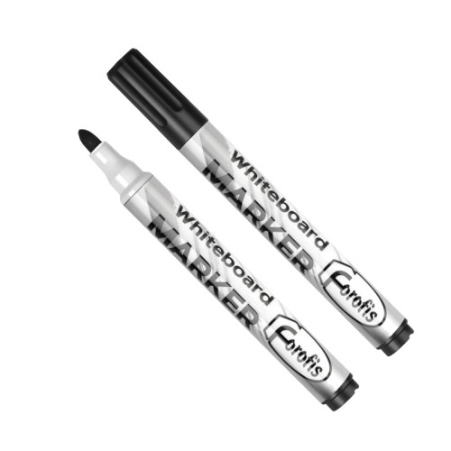 Marker pentru tabla Forofis, varf rotund 2 - 5 mm, negru