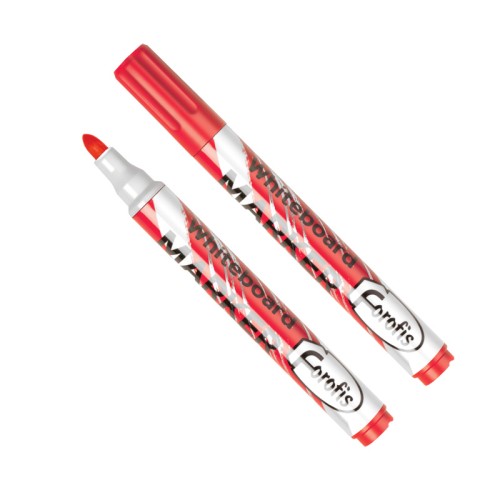 Marker pentru tabla Forofis, varf rotund 2 - 5 mm, rosu