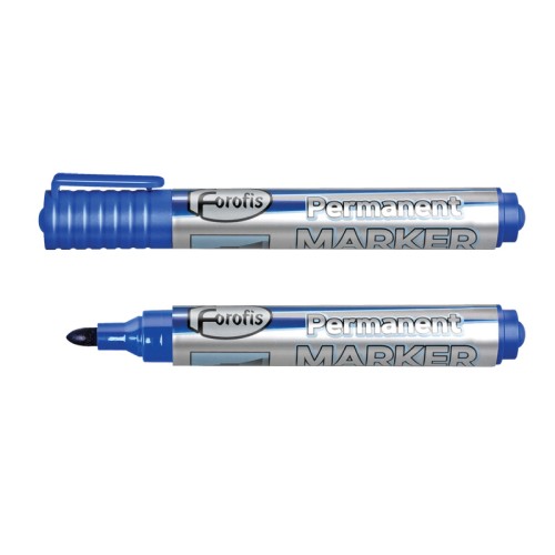 Marker permanent Forofis, varf rotund, 2 - 5 mm, albastru