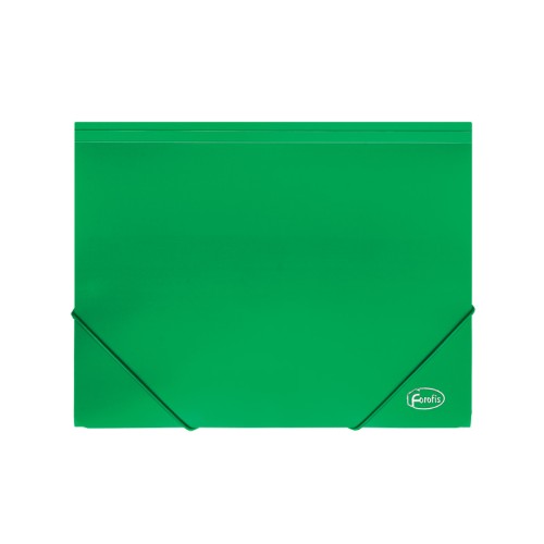 Mapa plastic cu elastic Forofis A4, verde