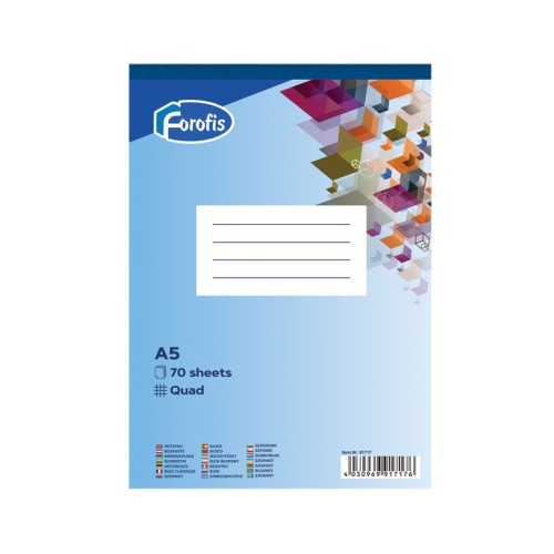 Bloc notes Forofis A5, 70 file, aritmetica