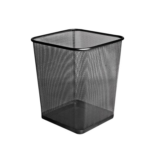 Cos birou mesh Forofis, patrat, 28 x 28 x 32 cm, negru