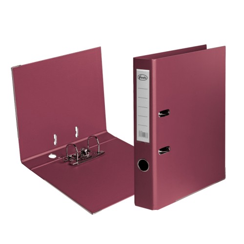 Biblioraft plastifiat Forofis premium 5cm, burgundy