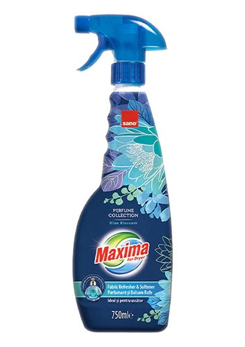 Balsam si parfumant de rufe Sano Maxima Dryer 750 ml, Blue Blossom