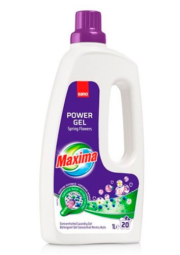 Detergent lichid Sano Maxima Power Gel 1 l, Spring Flowers