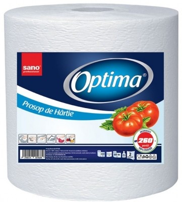 Prosop hartie monorola Sano Optima 60m, 500 gr, 260 foi