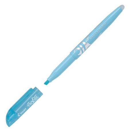 Textmarker Pilot Frixion Light Soft cu stergere, 3.8 mm, albastru pastel