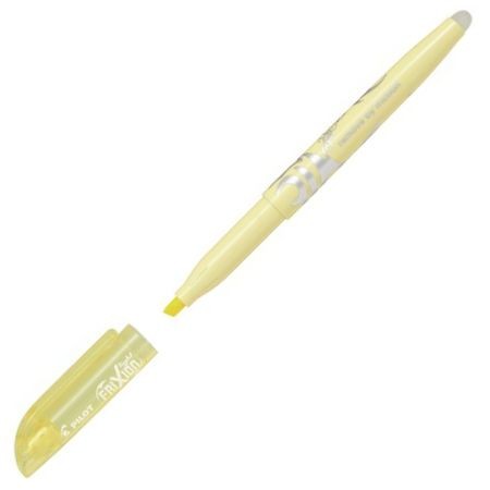 Textmarker Pilot Frixion Light Soft cu stergere, 3.8 mm, galben pastel