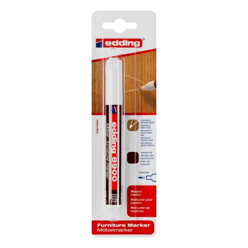 Marker Edding 8900 pentru retusuri mobilier, lemn mahon