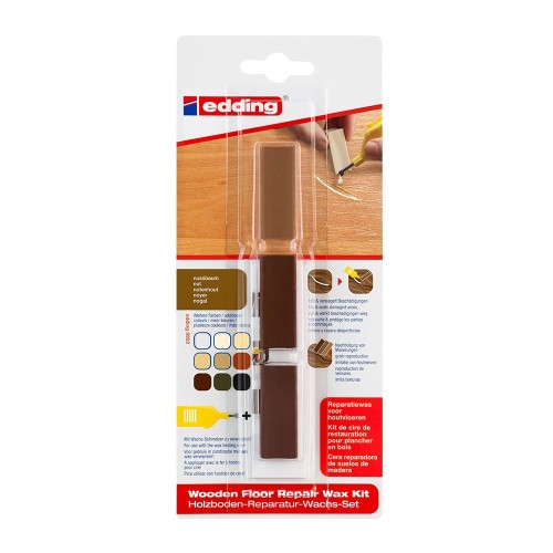 Kit Edding 8902, ceara pentru reparatii pardoseala, nuc, blister