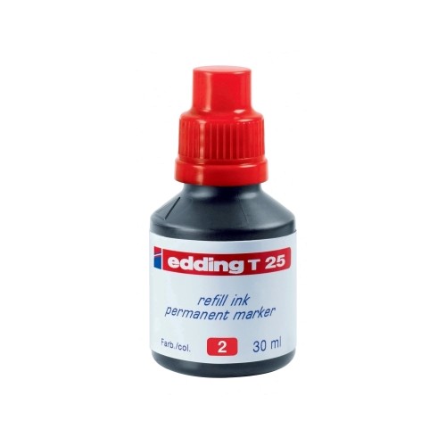 Tus pentru marker permanent Edding T25, 30 ml, rosu