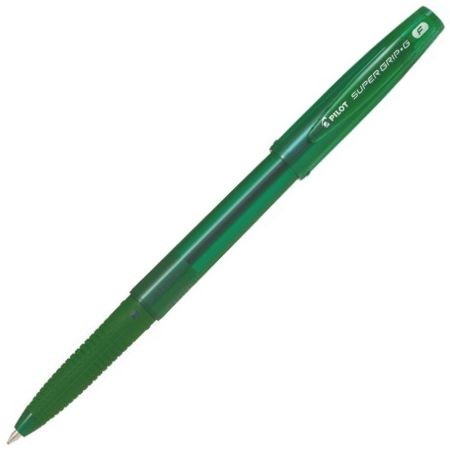 Pix cu bila Supergrip G Pilot 1.0 mm varf gros retractabil, verde