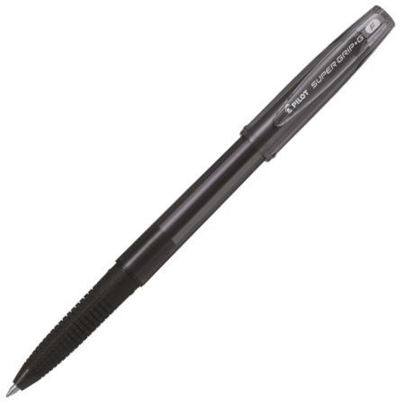 Pix cu bila Supergrip G Pilot 1.0 mm varf gros retractabil, negru