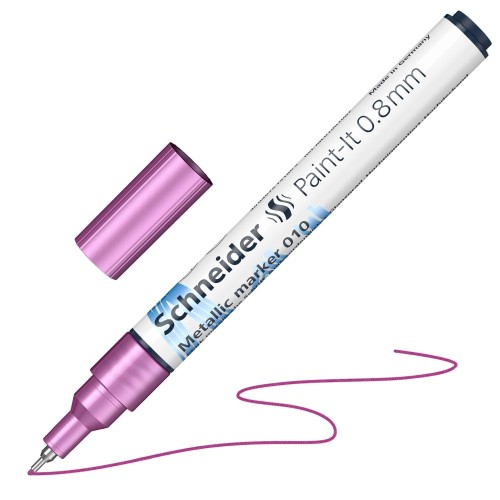 Marker cu vopsea Schneider Paint-It, scriere 0.8 mm, violet metalizat