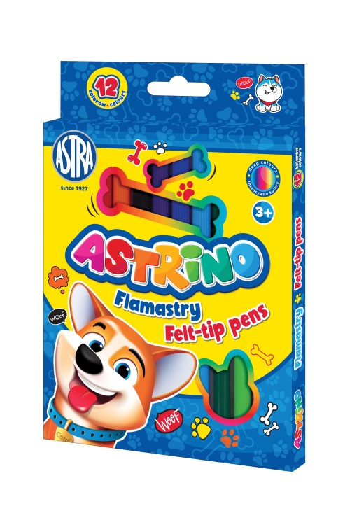 Linere Astro Astrino, 12 culori/set 