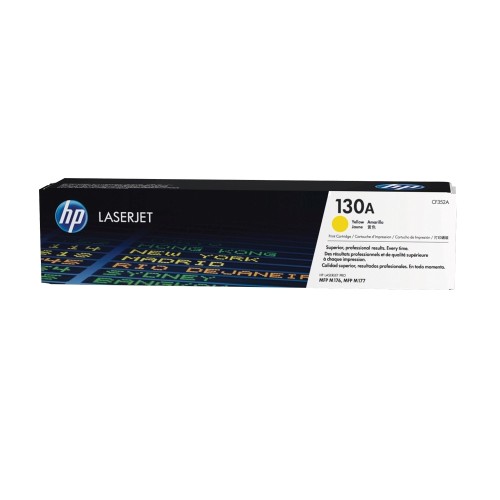 Toner original HP CF352A, 1000 pagini, galben