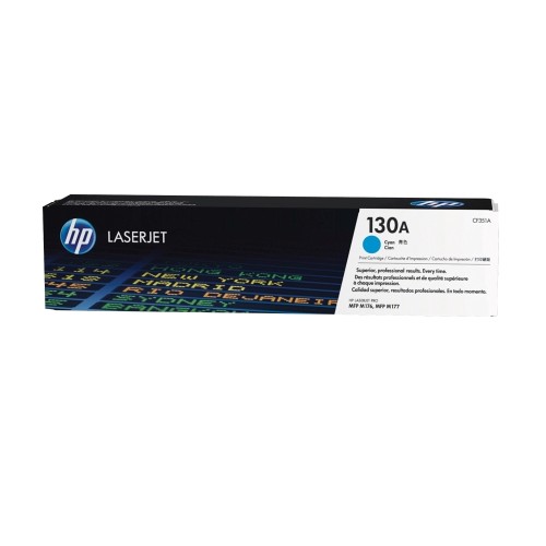 Toner original HP CF351A, 1000 pagini, cyan