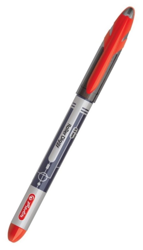 Roller Herlitz liquid ink Diggy, 0,5 mm, rosu