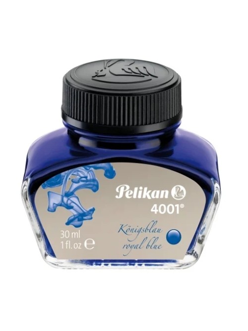 Cerneala Pelikan 4001, culoare albastru royal, calimara 30 ml