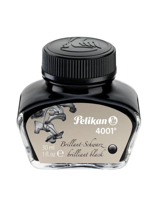 Cerneala Pelikan 4001, culoare negru, calimara 30 ml