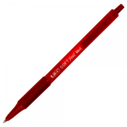 Pix Bic SoftFeel, 1.0 mm, rosu