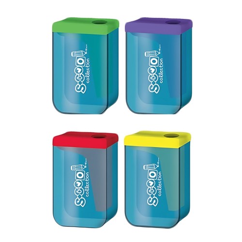 Ascutitoare S-Cool cu container, diverse culori