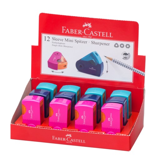 ASCUTITOARE PLASTIC SIMPLA SLEEVE-MINI TREND 2019 FABER-CASTELL