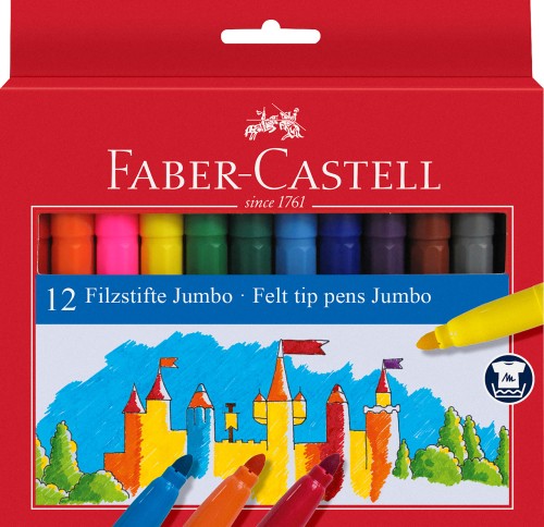 CARIOCA 12 CULORI JUMBO FABER-CASTELL