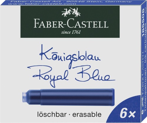 CARTUSE CERNEALA MICI ALBASTRE 6 BUC/CUTIE FABER-CASTELL