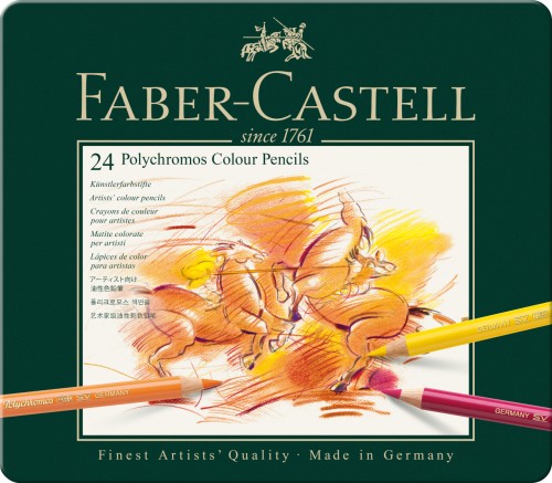 CREIOANE COLORATE 24 CULORI POLYCHROMOS FABER-CASTELL